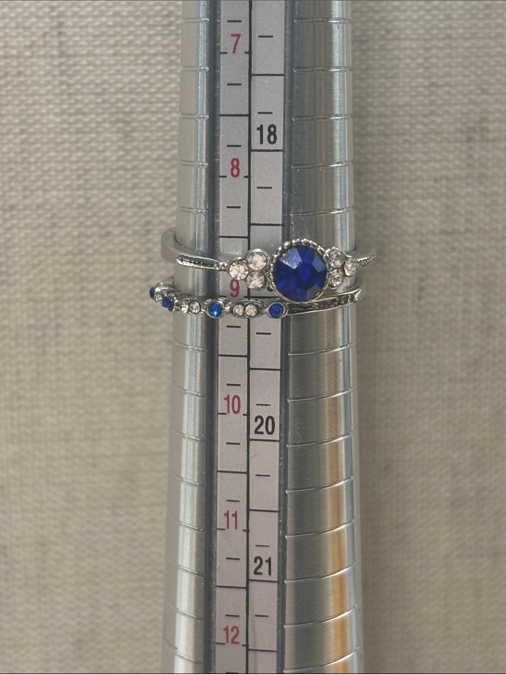 Crystal ring set - Picture 2 of 2